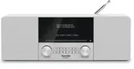 TechniSat DIGITRADIO 3 | DAB+/UKW/CD-Stereoradio, Bluetooth & MP3 - Silber/Wei&szlig;