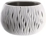 Blumentopf mit Einsatz Pflanzk&uuml;bel Blumenk&uuml;bel Rund Pflanztopf BOWL SANDY 29cm -