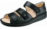 Bequeme Sandale Finn Comfort Baltrum, Herren, Schwarz, Leder, NEU - Damenschuhe