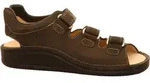 Komfort Sandalen f&uuml;r Herren - Dunkelgrau - 41