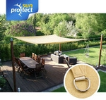 sunprotect 83488 Professional Sonnensegel, 4 x 2,5 m, Rechteck, wind- &