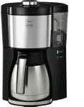 Melitta 1025-16, Filterkaffeemaschine, 1,25 l, 1080 W, Schwarz, Silber -