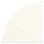 vidaXL Faltbarer Balkonf&auml;cher Creme 210&times;210 cm - Creme