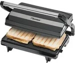 Bestron elektrischer Kontaktgrill mit Auffangschale, Sandwichmaker mit