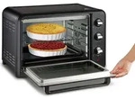 Moulinex OX4648, 33 l, Schwarz, Freistehend, Drehregler, 800 W, Digital - Schwarz