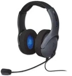 PDP Headset LVL50 Wired f&uuml;r PS4, grau 051-099-EU-BK - Schwarz/Grau