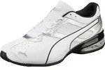 Puma Tazon 6 FM Herren Laufschuhe, Farbe:Weiss-Silber, Gr&ouml;&szlig;e:EU 43 - Wei&szlig; -...