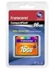 Transcend TS16GCF133, 16 GB, Kompaktflash, MLC, 50 MB/s, 20 MB/s, Schwarz