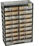 allit Kleinteilemagazin VarioPlus Basic 54, 33 F&auml;cher - Schwarz