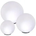 Esotec Solarleuchtkugel Garten 3er Set, multicolor, IP44, wetterfest - Wei&szlig;