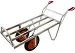 Pro-Bau-Tec Aluminium Schweizer Karre mit pannensicheren PolyurethanR&auml;dern...