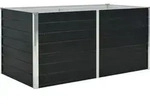 vidaXL Hochbeet Anthrazit 160 x 80 x 77 cm Verzinkter Stahl - Grau