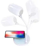 TERRATEC Ladeger&auml;t ChargeAir Light & Sound kabellos - Wei&szlig;