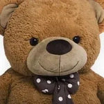 MONZANA&reg; Teddyb&auml;r L - XXXL 50-175cm Weiches Fell Schleife Tatzendruck Geschenk