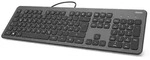 Hama KC-700 - Volle Gr&ouml;&szlig;e (100%) - Kabelgebunden - USB - QWERTZ - Schwarz - Schwarz