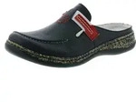 Rieker Damen Pantolette blau - Blau - 40