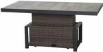 Siena Garden Corido Loungetisch 160 x 90 cm Gardino&reg;-Geflecht charcoal grey Keramik