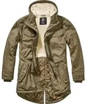 Brandit Marsh Lake Teddyparka olive, M - Braun - M