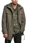 Brandit BW Parka Flag Gr&ouml;&szlig;e 56 / 3XL Farbe Oliv - Gr&uuml;n - 3XL