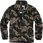 Brandit - Teddyfleece Jacke dark camo - XL - Grau - XL