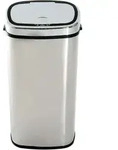 HOMCOM M&uuml;lleimer Automatik mit Sensor Abfalleimer K&uuml;che Edelstahl 68L Silber -