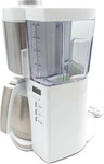 Melitta 1025-17, Filterkaffeemaschine, 1,25 l, 1080 W, Silber, Wei&szlig; - Silber/Wei&szlig;