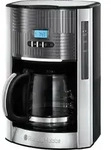 RUSSELL HOBBS Kaffeemaschine Geo Steel 25270-56 Digital Glaskanne Timer 12 Tassen - RUSSELL HOBBS Kaffeemaschine Geo Steel 25270-56 Digital Glaskanne Timer 12 Tassen -