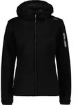 CMP WOMAN ZIP HOOD JACKET : 38 Gr&ouml;&szlig;e: 38 - Schwarz - 38