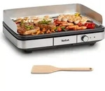 Tefal Maxi Plancha Tischgrill CB690D, Schwarz, Rechteckig, 470 x 330 mm, 2 m, 2300 W,