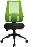 Topstar B&uuml;rostuhl Lady Sitness&reg; Deluxe, LT20B0W505 Stoff gr&uuml;n, Gestell schwarz -