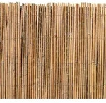 Bambusmatte Sichtschutzzaun Sichtschutz 100 cm x 5 m Bambus Windschutz - Braun
