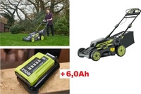 Ryobi RY36LMX51A-160, Schubrasenm&auml;her, 2000 m&sup2;, 51 cm, 4 cm, 10 cm, 70 l