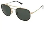 Ray-Ban MARSHAL II, Erwachsener, Uni, Hexagonal, Schildkr&ouml;te, Gold,