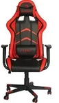 Marvo CH106 RD Gaming Stuhl, Kunstleder, Armlehne verstellbar, Stahlrahmen,