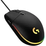 Logitech G 910-005796, rechts, USB Typ-A, 8000 DPI, 1 ms, Schwarz - Schwarz
