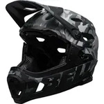 Bell SUPER DH Spherical Fahrradhelm matte/gloss black camo L Schwarz - Grau