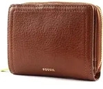 FOSSIL Leder Geldb&ouml;rse Logan RFID Mini Multifunction Brown braun - Braun