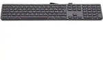 LMP-USB-Tastatur 110 Tasten kabelgebundene USB-Tastatur mit 2x USB und oberer