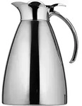 Helios Edelstahl-Isolierkanne Brilliant 1,5 l, Klappdeckel, sp&uuml;lmaschinenfest -