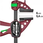 Schraubzwinge Mini Quick umkehrbar PIHER - 15 cm - 52415