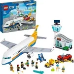 LEGO 60262 City Passagierflugzeug mit Flughafenterminal und LKW - Silber