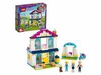 LEGO 41398 Friends 4 + Stephanies Familienhaus, Puppenhaus mit Mini-Puppen,