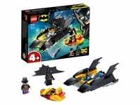 LEGO 76158 Super Heroes DC Batman 4+ Verfolgung des Pinguins – mit dem Batboa,