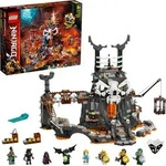 LEGO 71722 NINJAGO Verlies des Totenkopfmagiers, 2-in-1 Bauset und Brettspiel...