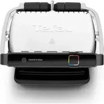Tefal OptiGrill Elite GC750D12, Schwarz, Wei&szlig;, Rechteckig, Ber&uuml;hrung,...