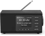 Hama DR1000DE, Pers&ouml;nlich, Digital, DAB, DAB+, FM, 5 W, TFT, 10,2 cm (4") - Schwarz