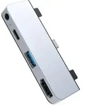 HYPER Drive HD 319E, USB 3.2 Gen 2 (3.1 Gen 2) Type-C, Silber, 3.5mm, USB 2.0,...