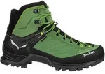 Salewa - Mountain Trainer Mid GTX (Halbhoher Bergschuh Herren) , Farbe:asphalt/fluo