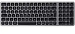 Satechi Aluminium BT Backlit Keyboard Slim German space gray - Schwarz/Grau