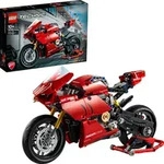 LEGO 42107 Technic Ducati Panigale V4 R Motorrad-Modell, Supermotorrad-Schaust&uuml;ck